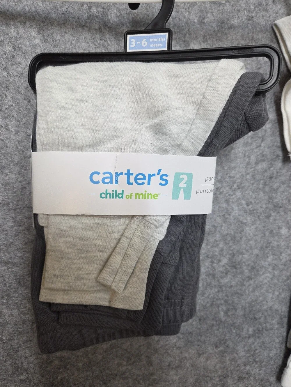 Carters Baby 3 Piece Body Suit & 2 Pairs Of Pants  3-6 Months Nwt